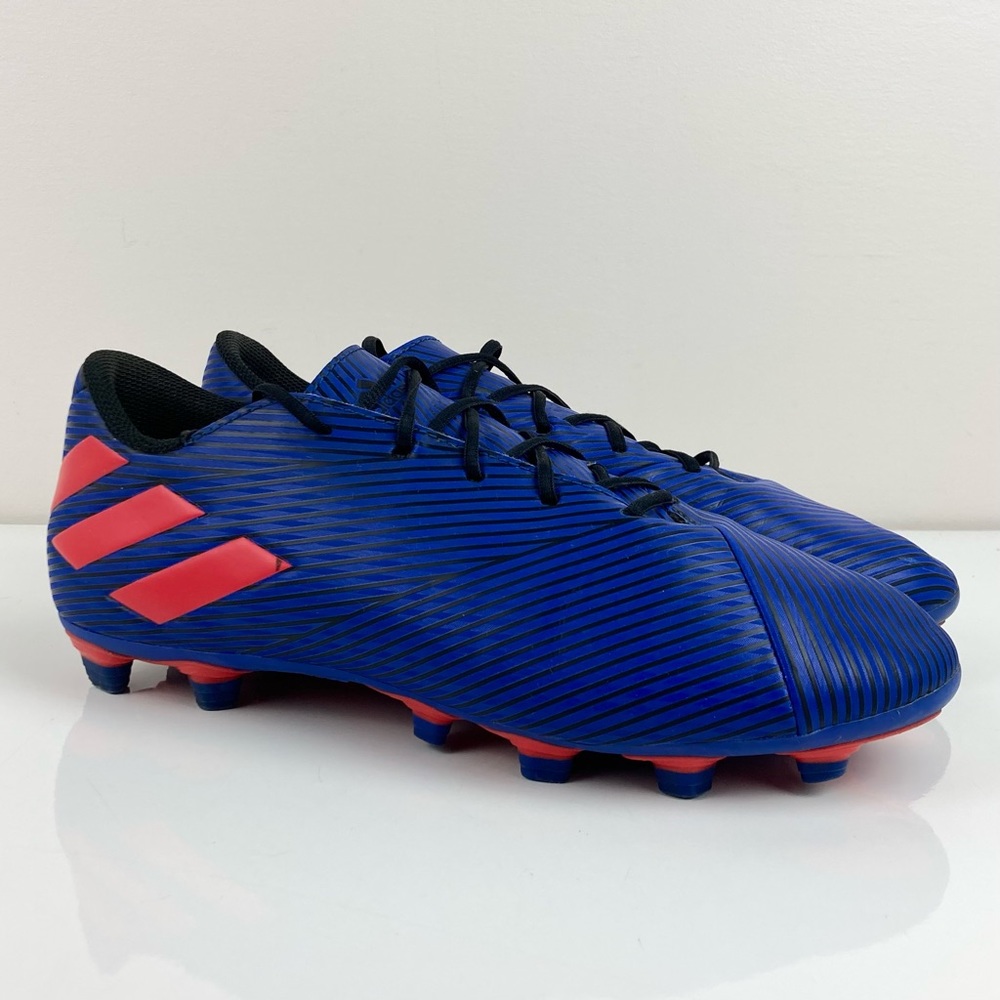 Adidas Men’s Nemeziz Messi 19.4 Royal Blue & Red Soccer Cleats Size 8.5